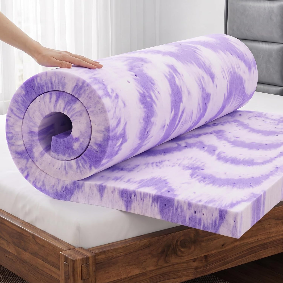 BedsPick Mattress Topper Twin XL - 3 inch Gel Infused Memory Foam XL Twin Mattress Toppers,Soft Foam Pad Toppers for Pressure Relief,CertiPUR Certified,Dorm Room Essentials,Twin XL Size