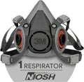 3M Half Facepiece Reusable Respirator 6300, NIOSH, Large