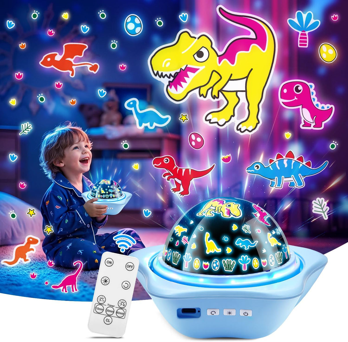 Unicorn Toys for Girls Age 4-6, 6 Films Cute Star Night Light Projector