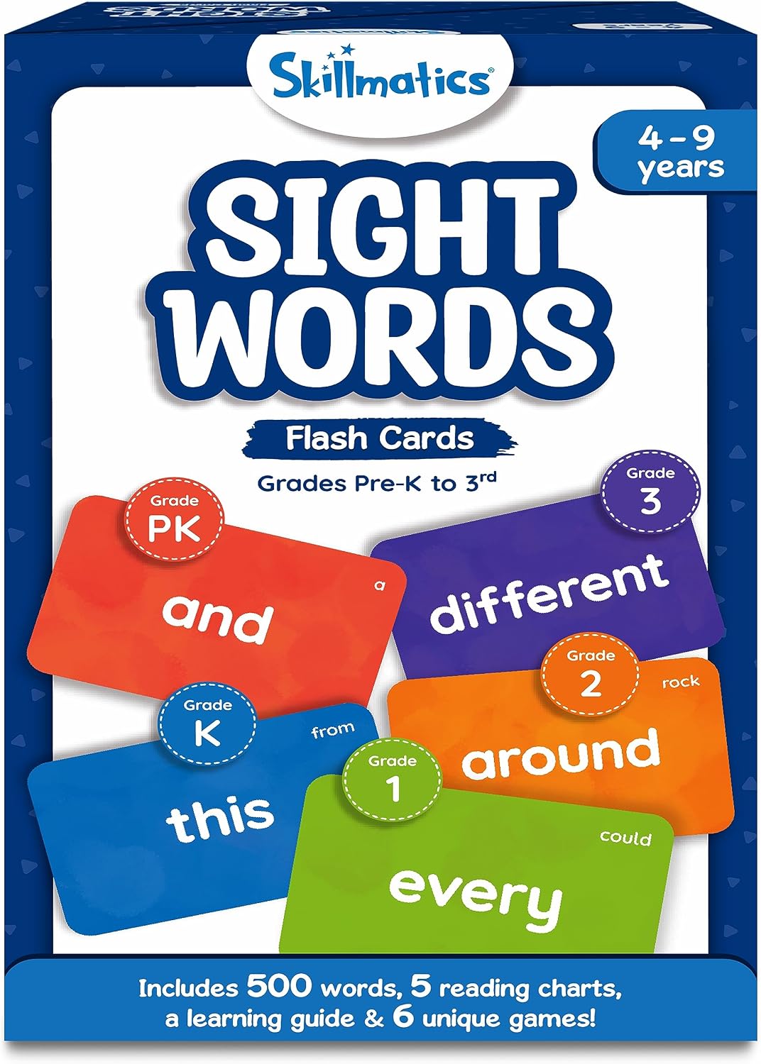 Skillmatics Flash Cards for Toddlers – Letters, Numbers, Shapes & Colors