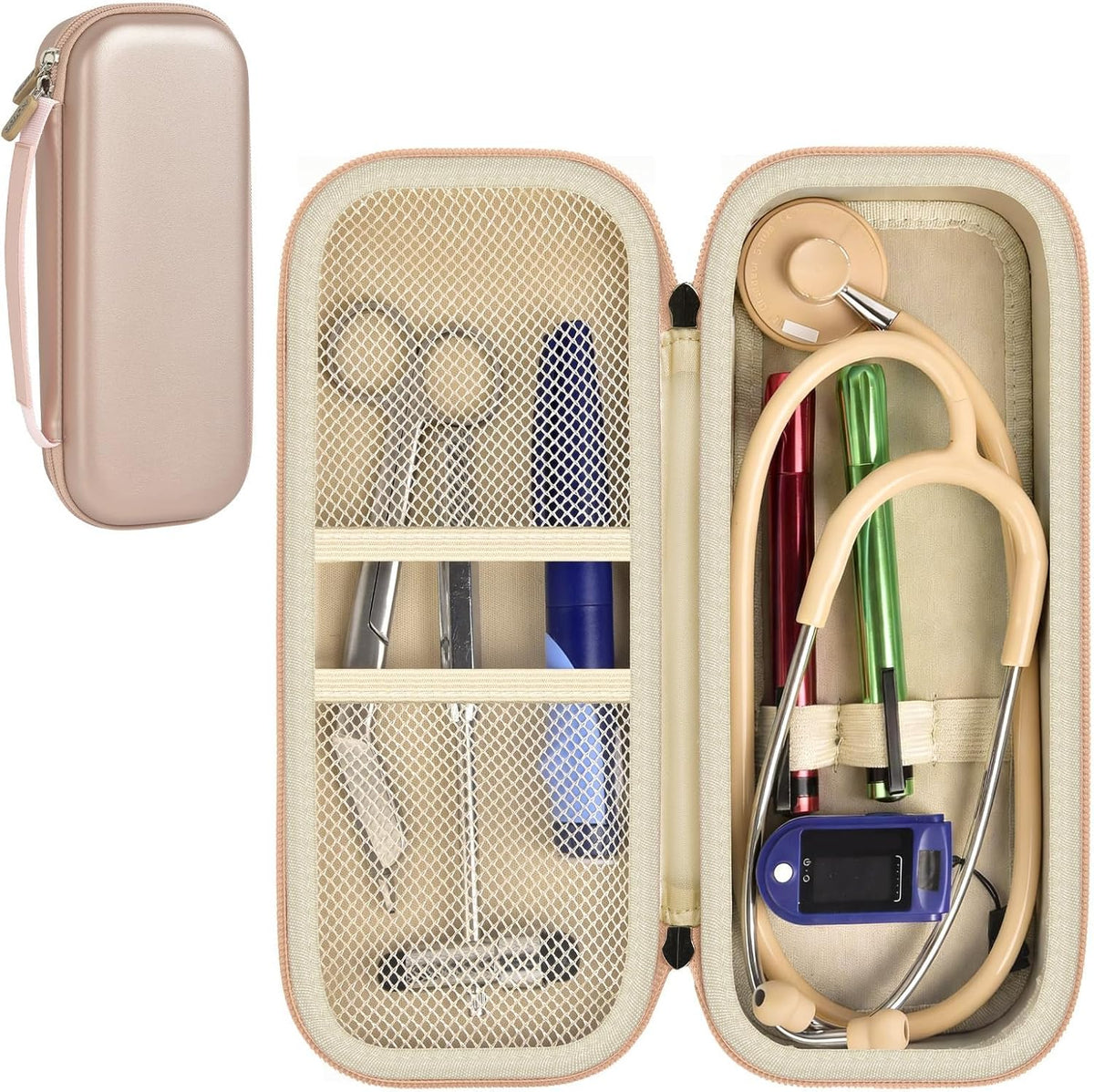 Stethoscope Case for 3M Littmann Classic III/Cardiology IV,Blackflower