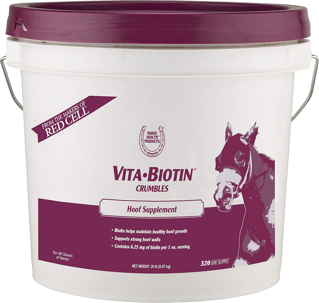 Horse Health Vita Biotin Crumbles Horse Hoof Supplement, 3 lbs