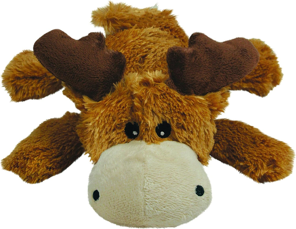 KONG Cozie Marvin Moose Plush Dog Toy, for Small/Medium Dogs | Soft Indoor Cuddle Plush Toy with a Squeaker & Minimal Stuffing, Great for Snuggling & Gentle Indoor Play