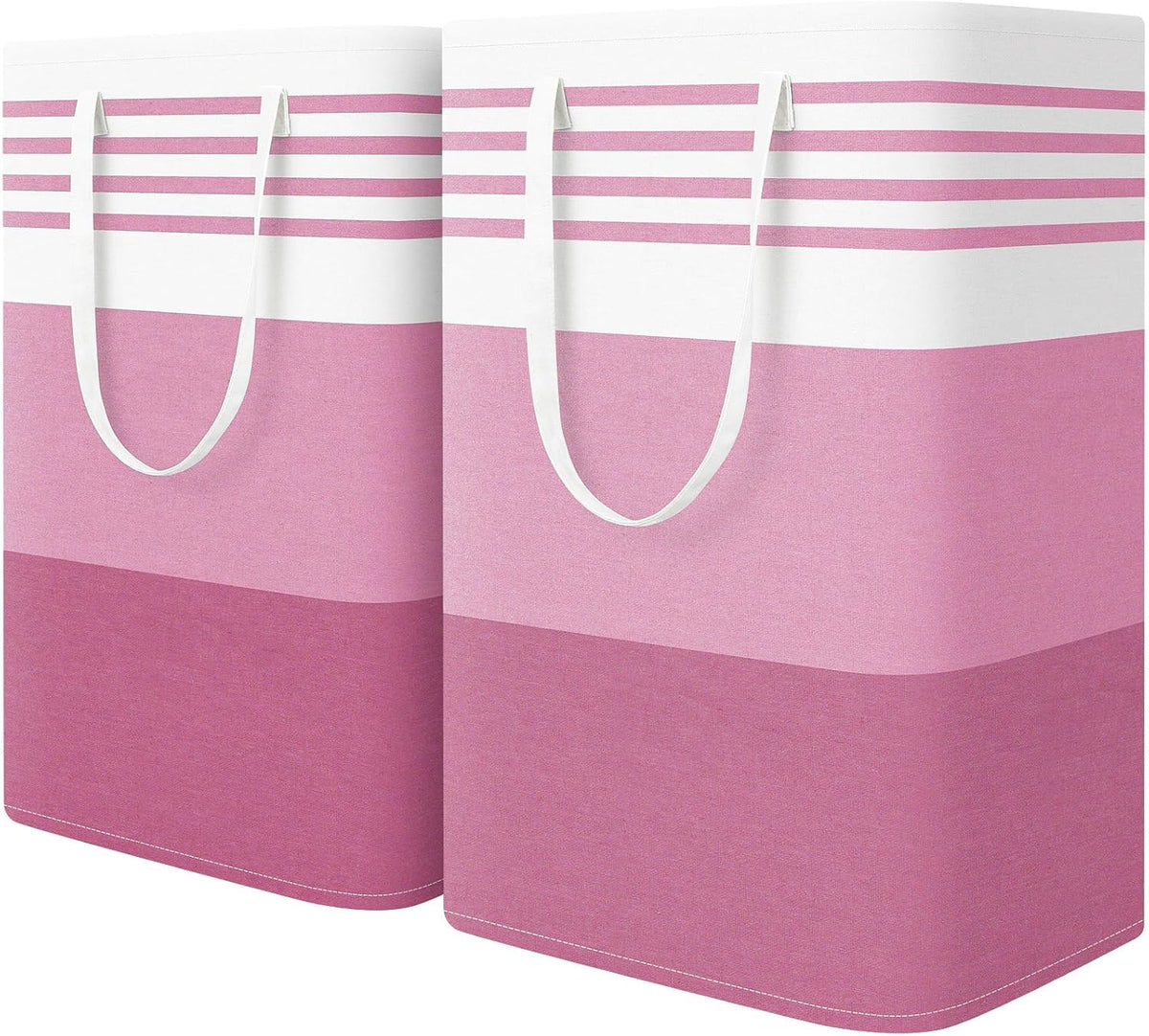 WOWBOX 2 Pack Laundry Baskets, Collapsible Dirty Clothes Laundry Hampers