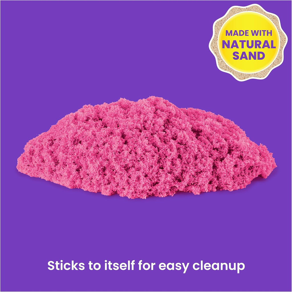 Kinetic Sand Castle Containers 10-Pack Moldable Sensory Toys, Ages 3+