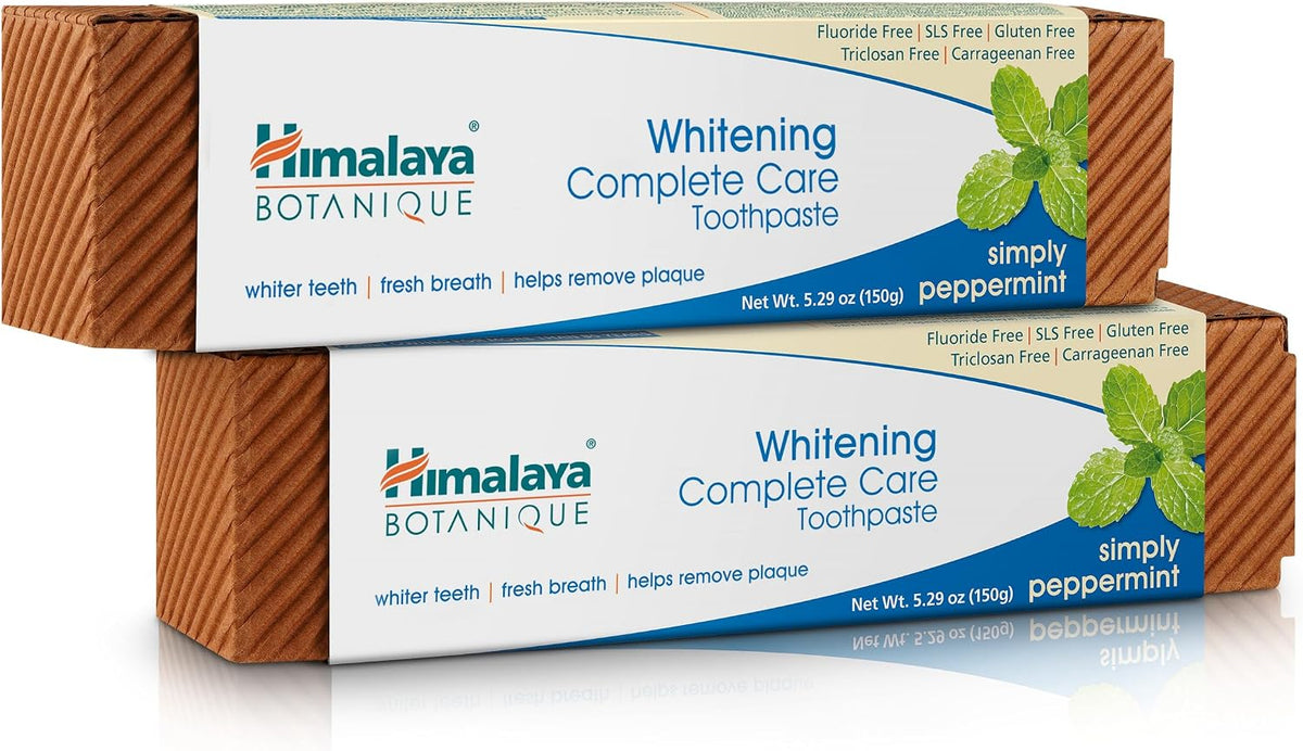 Himalaya Botanique Whitening Complete Care Toothpaste, Mint, 5.29 oz,1 Pack