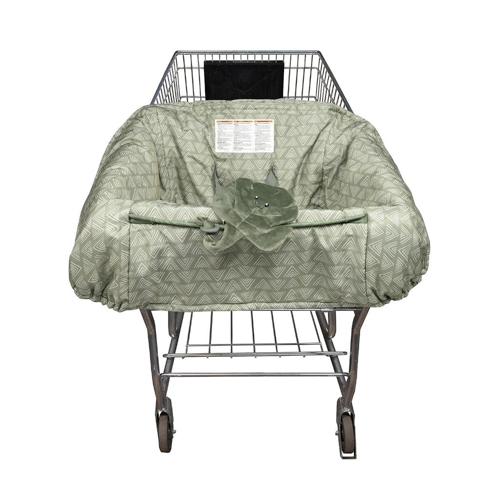 Boppy Shopping Cart & High Chair Cover, 360 Padded Baby Seat Cover & Toy
