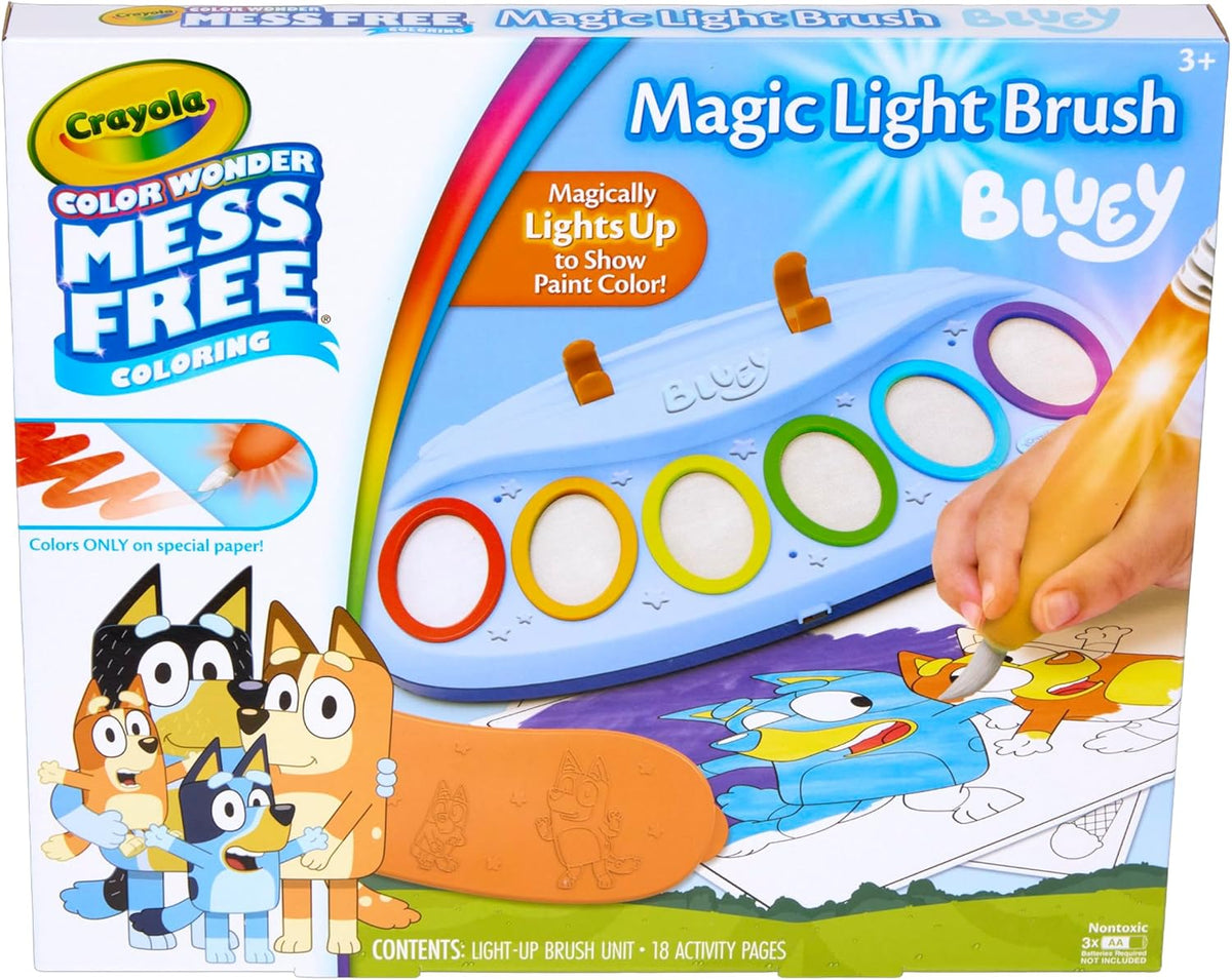 Crayola Color Wonder Magic Light Brush, Mess Free Painting for Kids, Age 3+