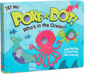Melissa & Doug Poke-a-Dot! Who’s in the Ocean? Interactive Children's Board Book with Buttons to Pop, Educational Sensory Toy for Toddlers & Preschoolers Ages 3+ - FSC Certified