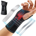 Rakiie Carpal Tunnel Wrist Brace Ergonomic Night Splint, Gray