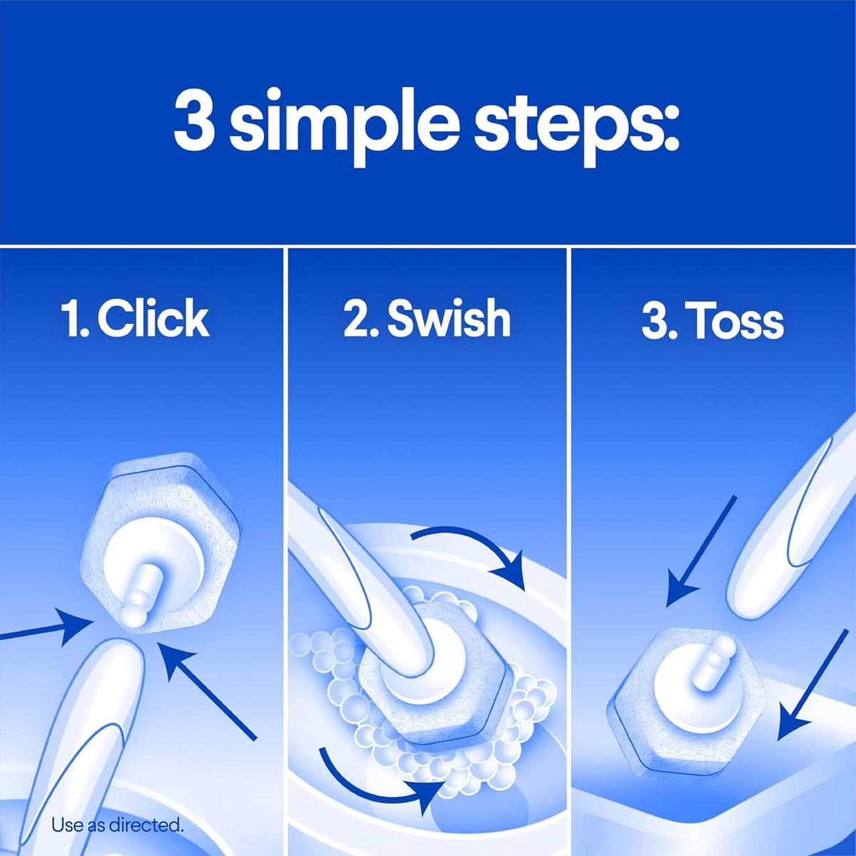 Clorox ToiletWand Toilet Cleaner Refills, Toilet brush, Original, 20 Count