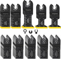 Oscillating Saw Blades, Diagtree 115PCS Titanium Oscillating Multitool Blades for Metal, Wood and Plastic, fit Dewalt Milwaukee Ryobi Fein Dremel Bosch Rockwell M Kita Porter(Titanium, 115)