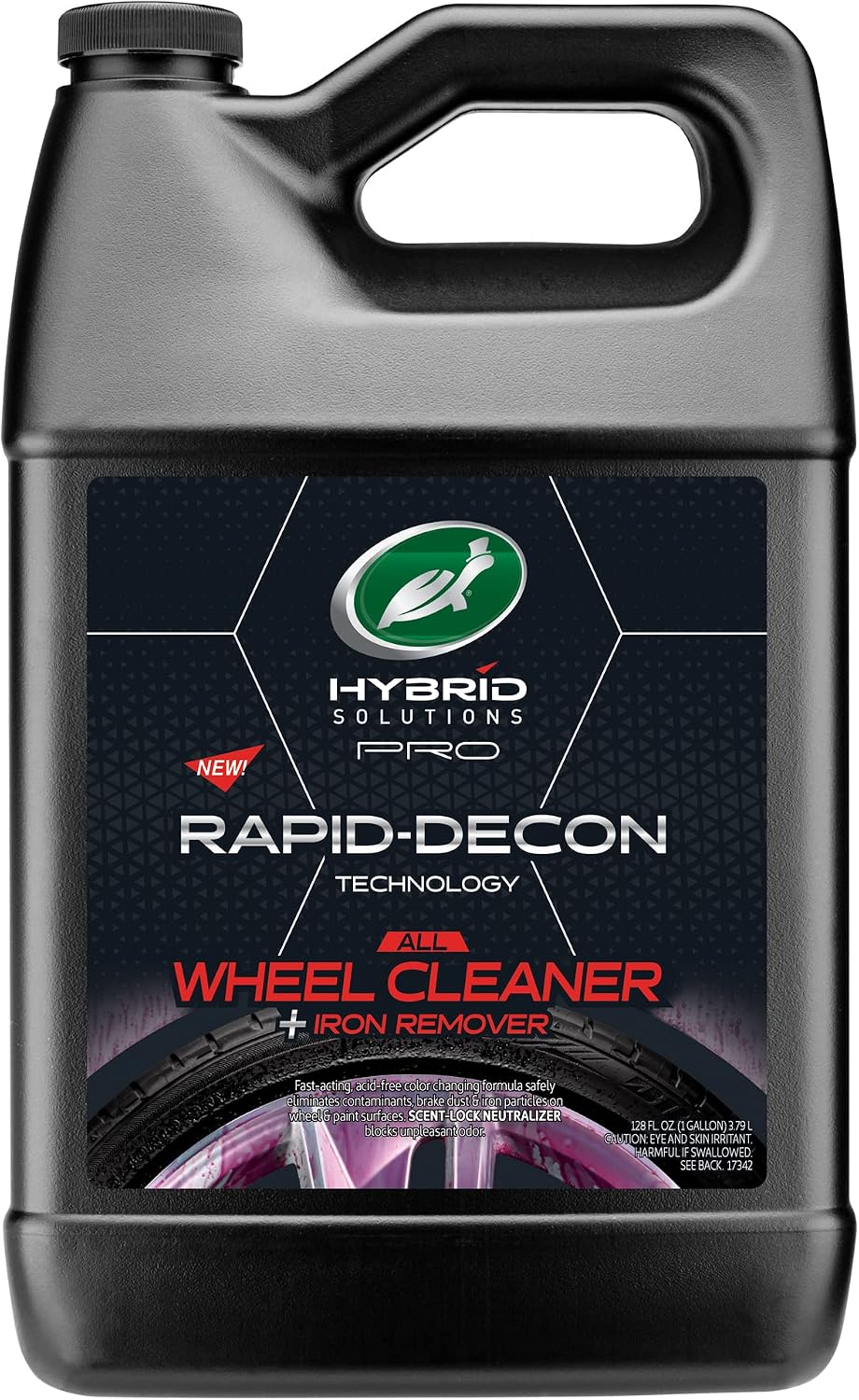 Turtle Wax Hybrid Solutions Iron Remover & Wheel Cleaner, 23 oz. (1 Pack)