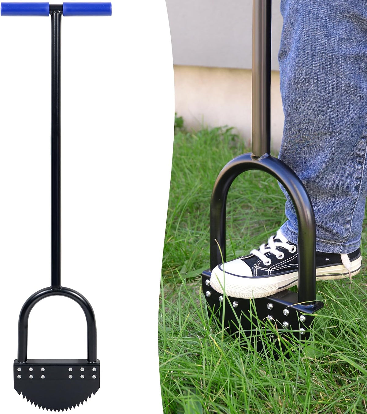 Edger Lawn Tool 41in Border Edger with Tempered Spring Steel Blade