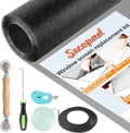 Secopad Window Screen & Screen Door Mesh Repair Kit, Black