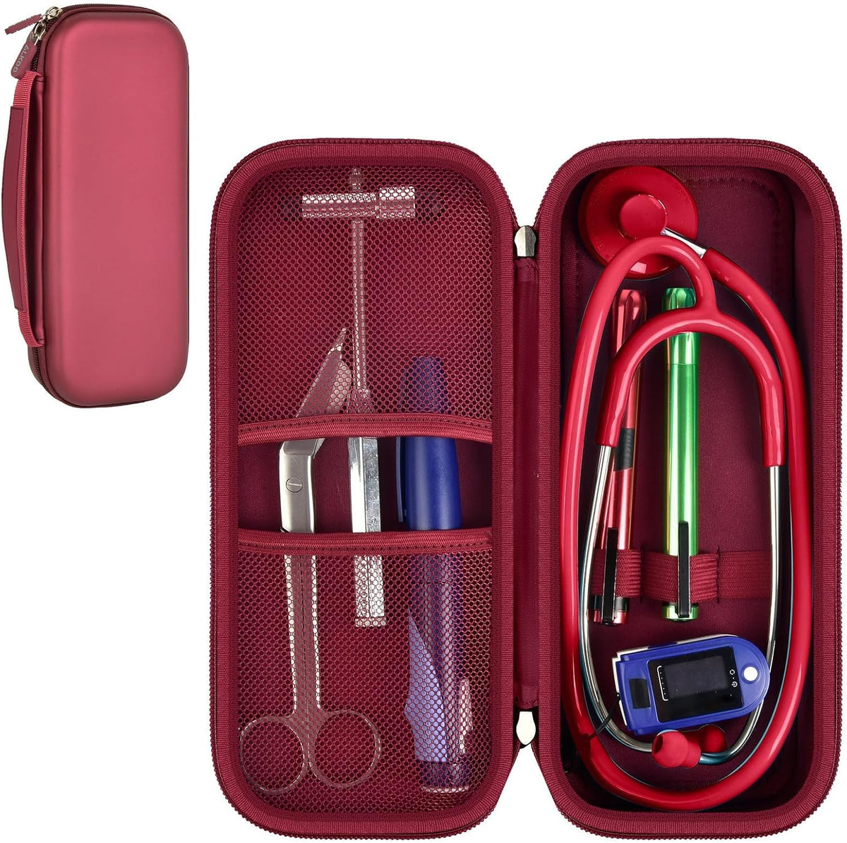 Stethoscope Case for 3M Littmann Classic III/Cardiology IV,Blackflower