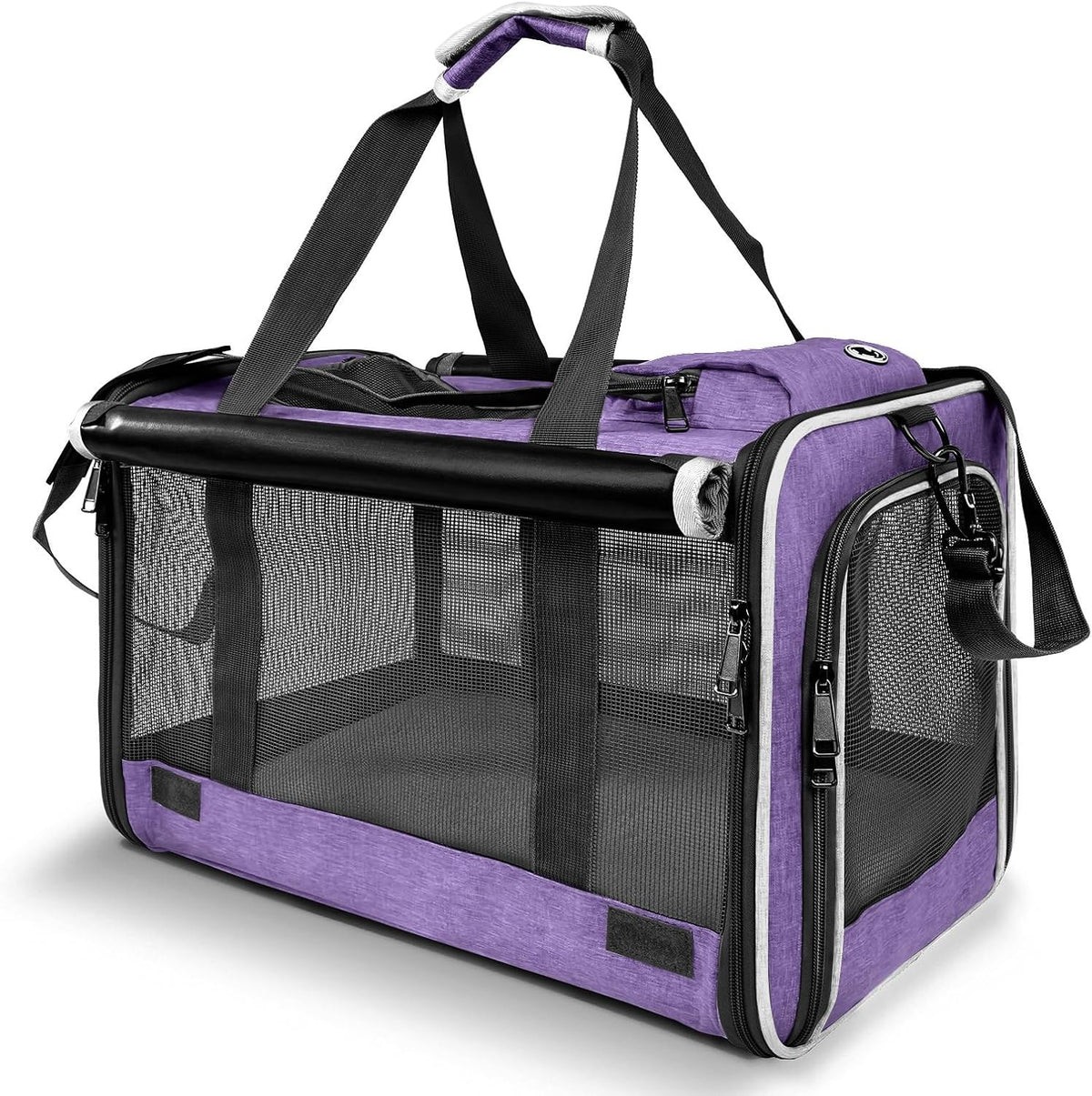 GAPZER Pet Carrier for Large Cats up to 20lbs Soft-Sided Privacy Protection