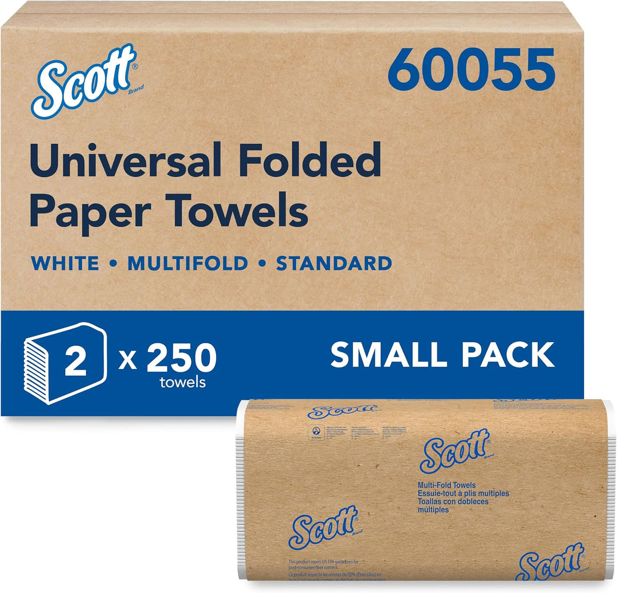 Scott Professional Multifold Paper Towels, Bulk, 16 x 250 Sheets (01840)