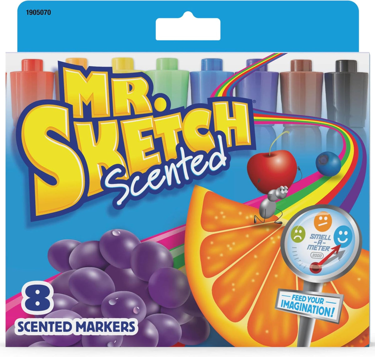 Mr. Sketch Scented Markers, Chisel Tip, Assorted Colors, 12 Count - Fun for Kids, Coloring, Spark Creativity, Arts & Crafts