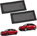 Vent Cover for Tesla Model Y Accessories, Universal Air Vent Covers Compatible with Tesla Model 3 & Y 2026-2019, Mesh Rear Floor Backseat Under Seat Grille, Set of 2