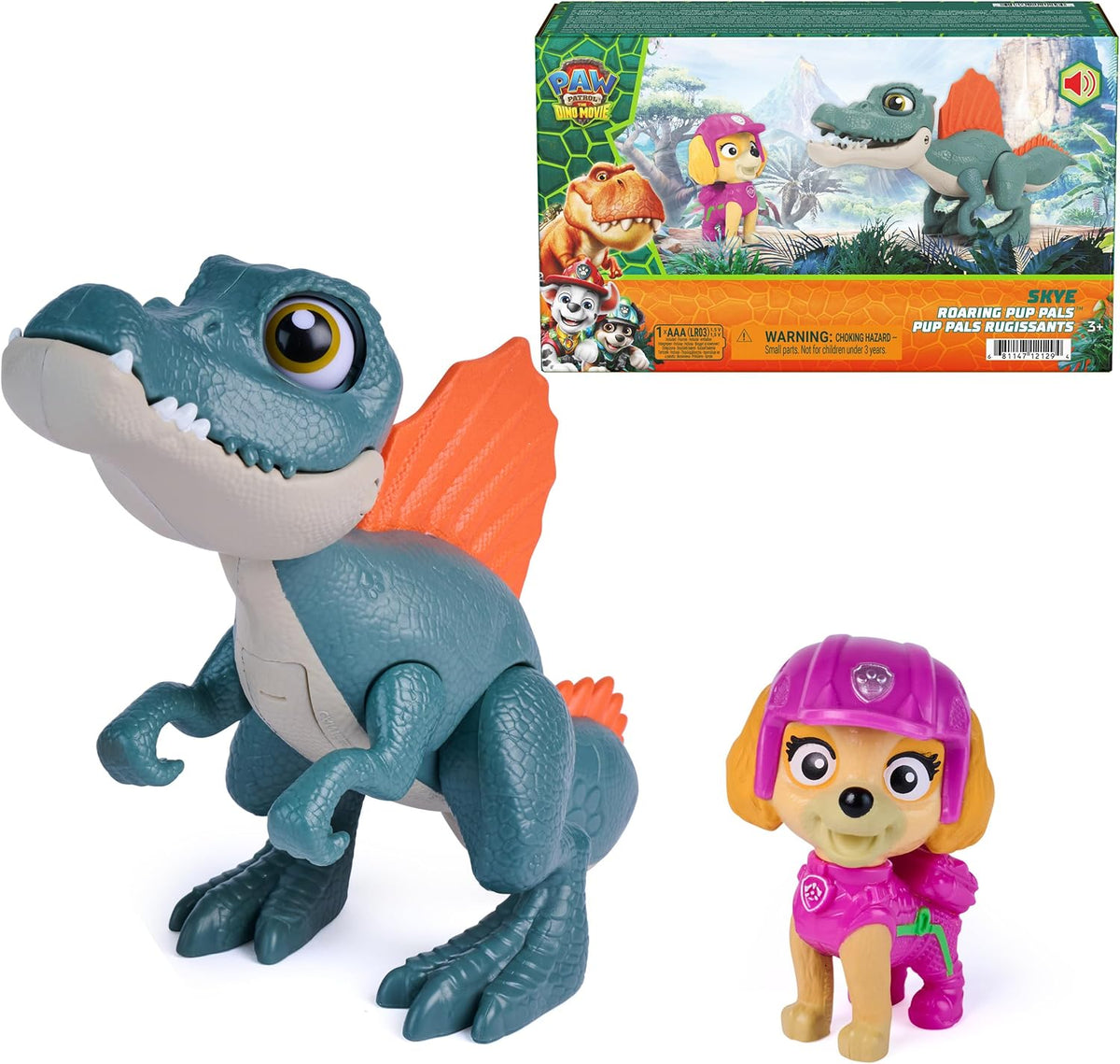 PAW Patrol: The Dino Movie, Marshall Roaring Pup Pals, Dinosaur Pup Duo