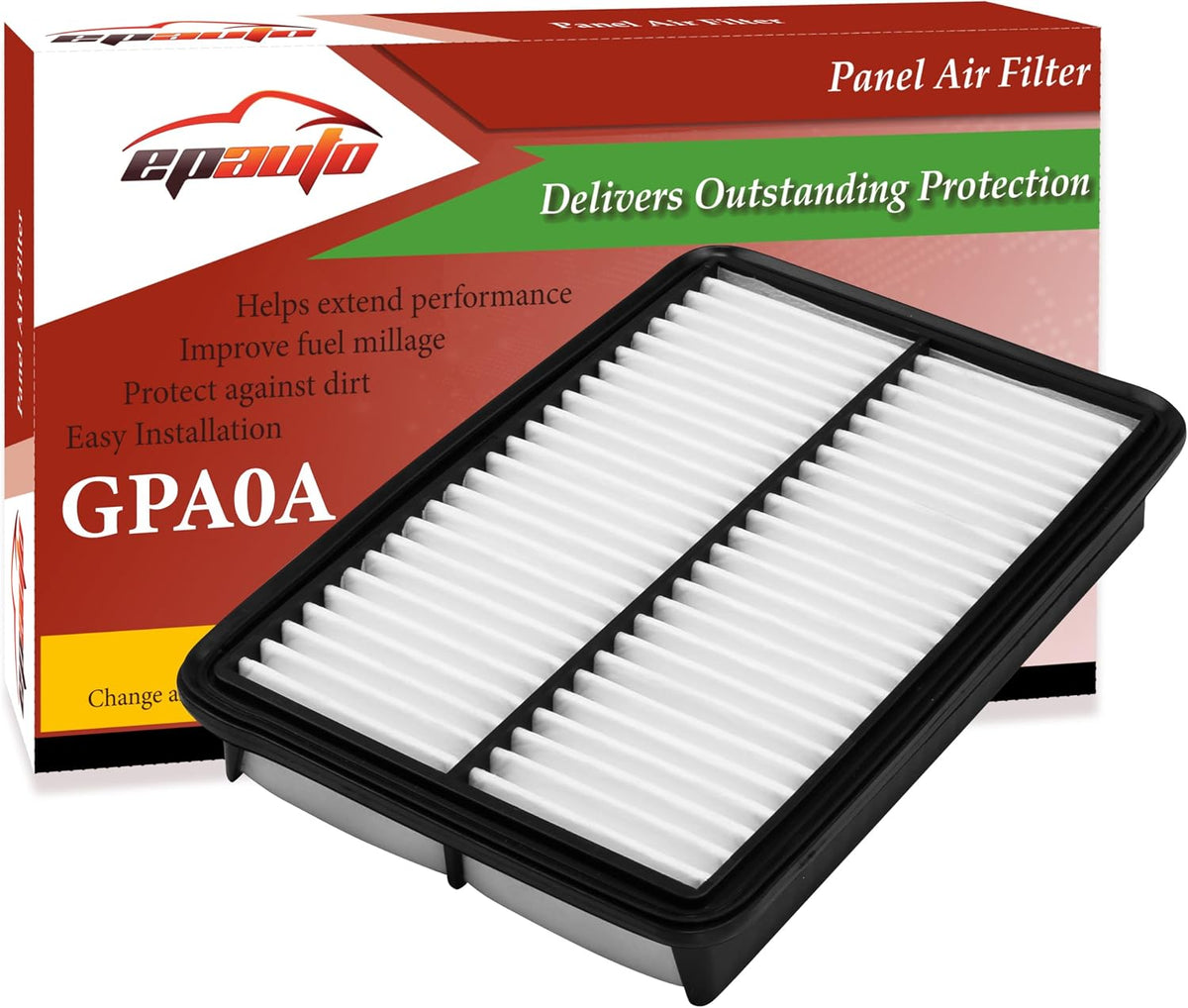 EPAuto GPA0A (PE07-13-3A0A) Engine Air Filter Replacement for Mazda