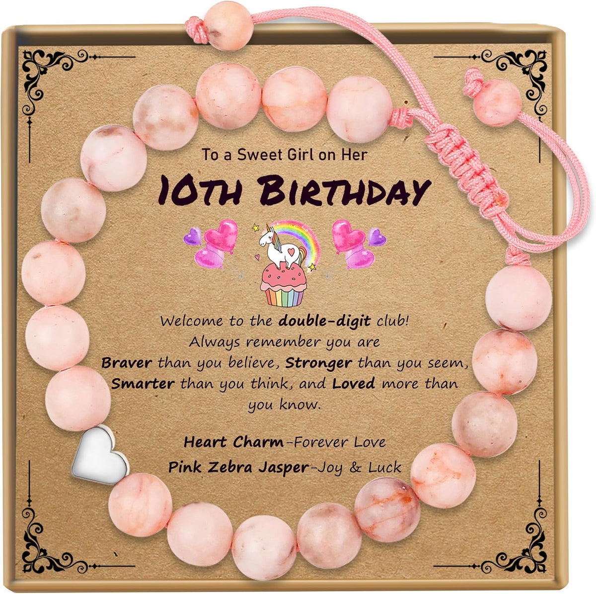 Sereney Birthday Gifts for Girls, 1-16 Year Old Girl Birthday Bracelet Gift