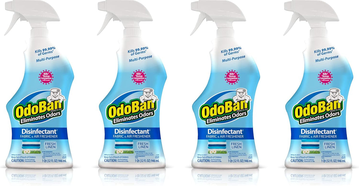 OdoBan Ready-to-Use Disinfectant and Odor Eliminator, 32 Ounce Spray Bottle, Lavender Scent