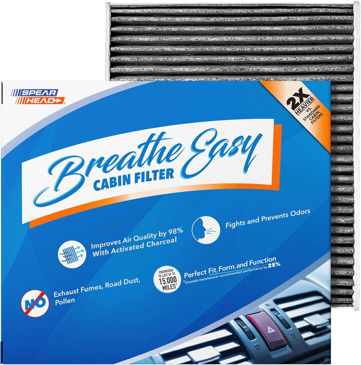 Spearhead Odor Defense Breathe Easy AC & Heater Cabin Air Filter (BE-157)