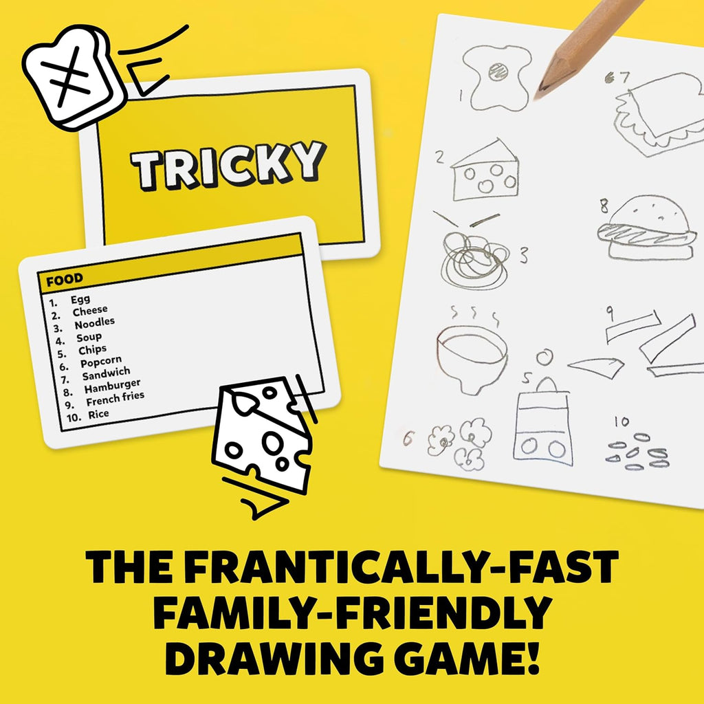 Six Second Scribbles: The frantically Fast and fantastically Fun Drawing Game | A Family Friendly Party Game for Children, Teens and Adults (New Edition)