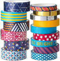 Mr. Pen- Washi Tape Set, 21 Rolls, Assorted Sizes, Floral