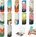 48 Pieces Unique Sensory Stickers for Anxiety Relief Items - Sensory Strips with Storage Box - 2 Textured Surface Fidget Strips for Office & Classroom Desk - Relieve Adult & Teen Stress