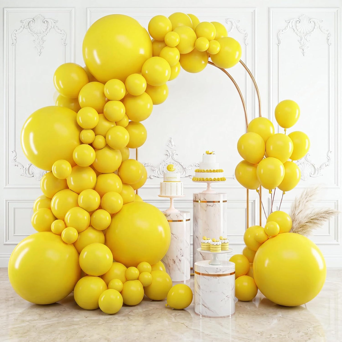 RUBFAC Balloons Black Balloon Arch for Black Birthday Decorations 154pcs