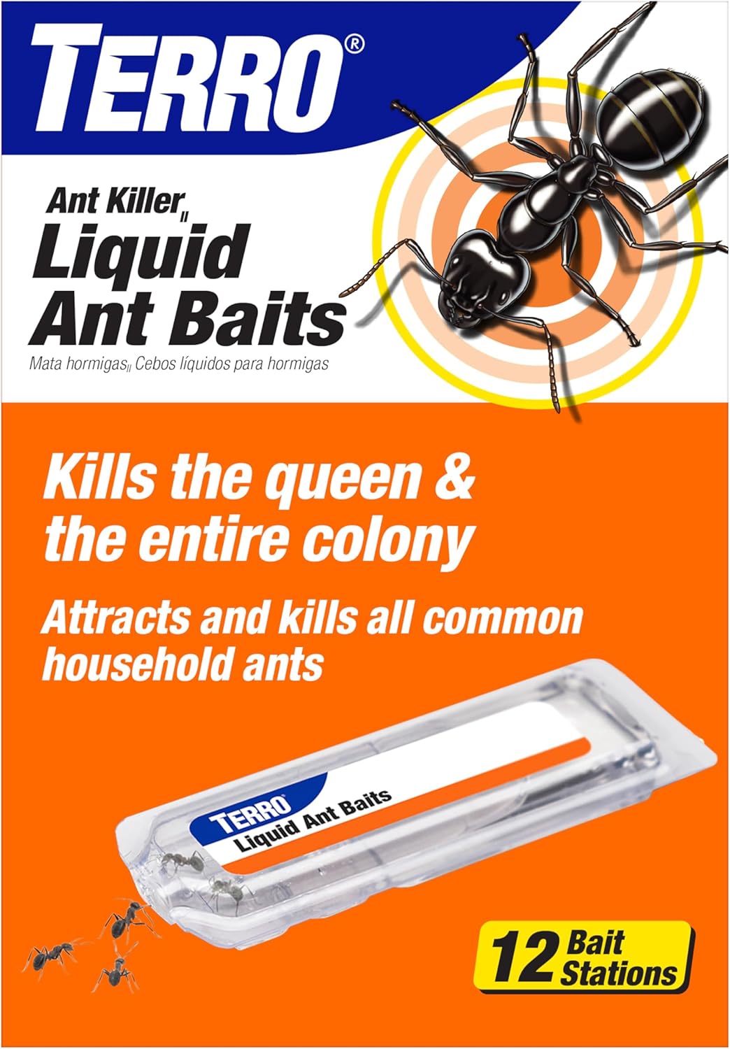 TERRO Liquid Ant Killer Bait Stations, 18-Count, Indoor Ant Traps, T300-3SR