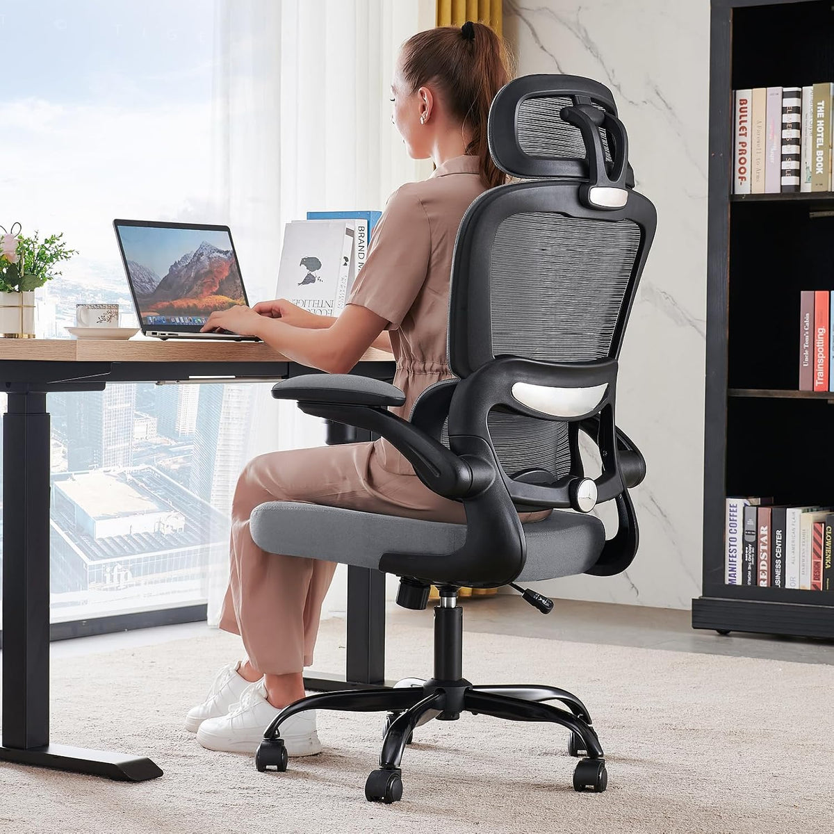 TRALT Office Chair Ergonomic Desk Chair - Gaming Chair with Lumbar Support