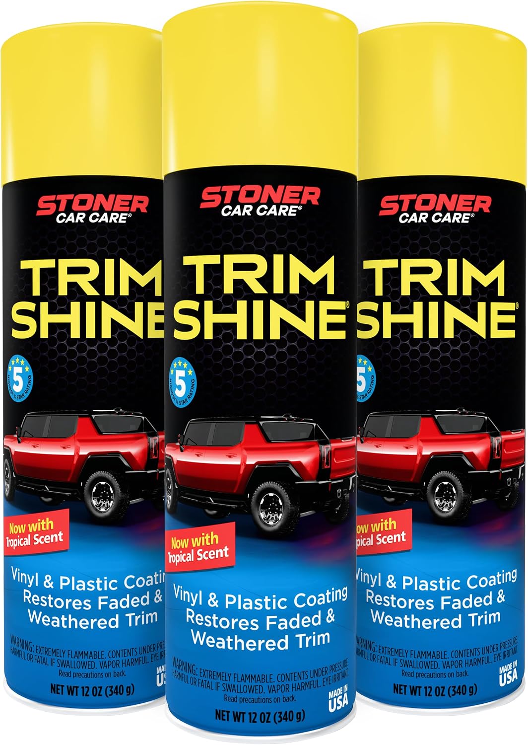 Stoner Car Care Trim Shine Black Trim & Plastic Restorer, 12 oz