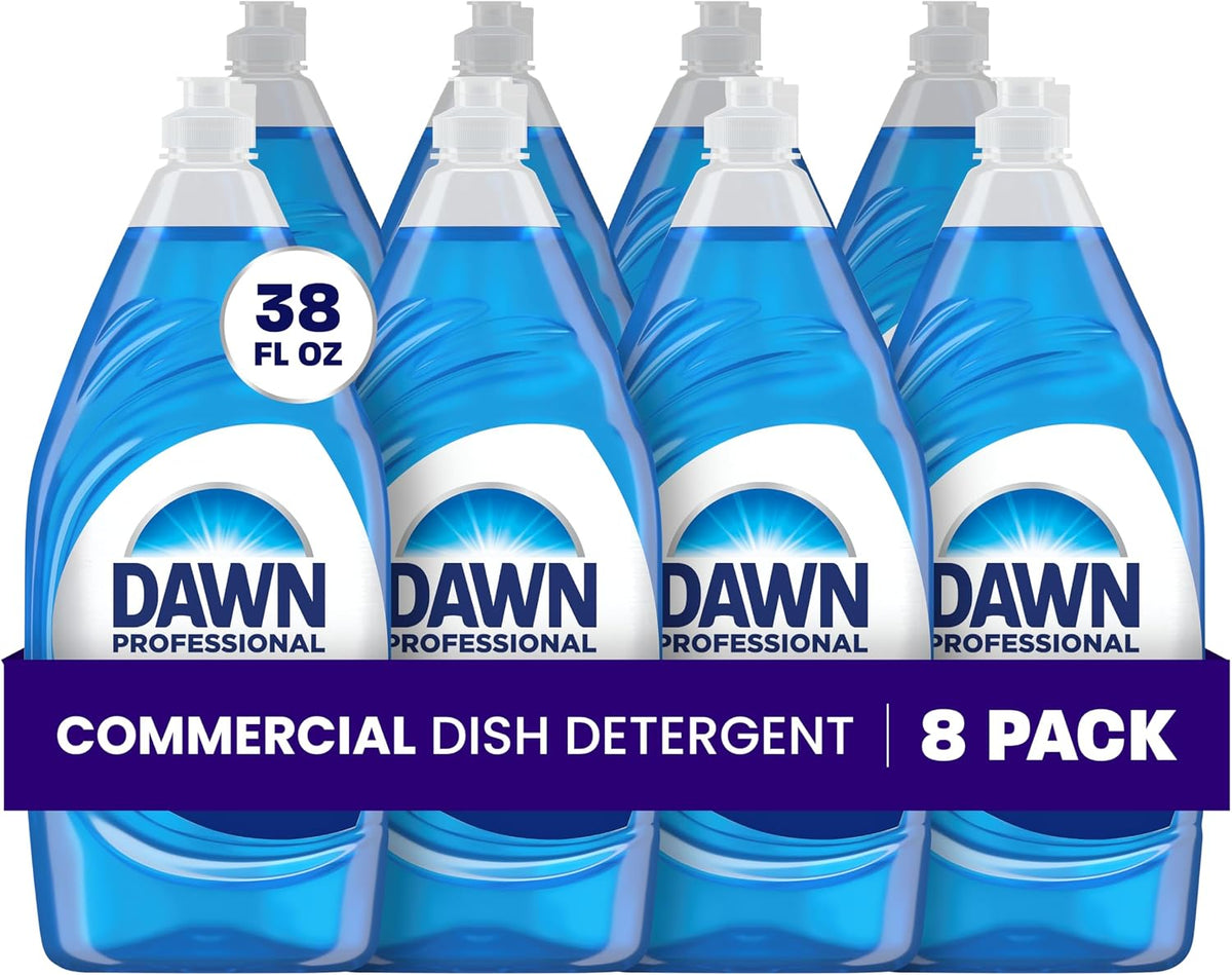 Dawn PRO Manual Pot & Pan Detergent, Bulk Liquid Dish Soap (1 gal, 2 pack)