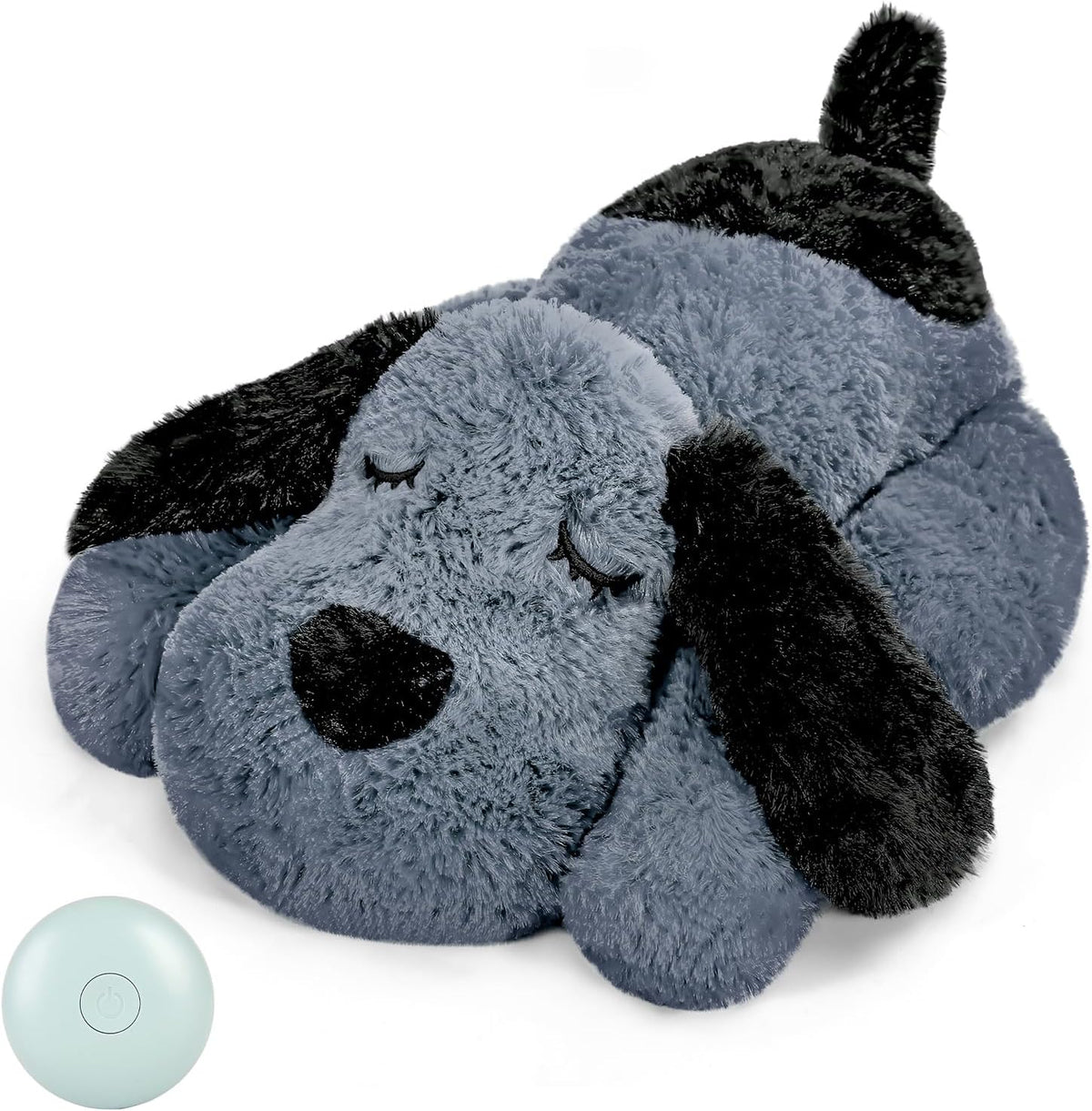 WEOK Heartbeat Puppy Toy, Comfort Cuddler Pillow, Dog Anxiety Relief Calming Aid,Heartbeat Stuffed Toy for Dogs,Puppy Heartbeat Toy Sleep Aid,Dog Heartbeat Toy for Pet