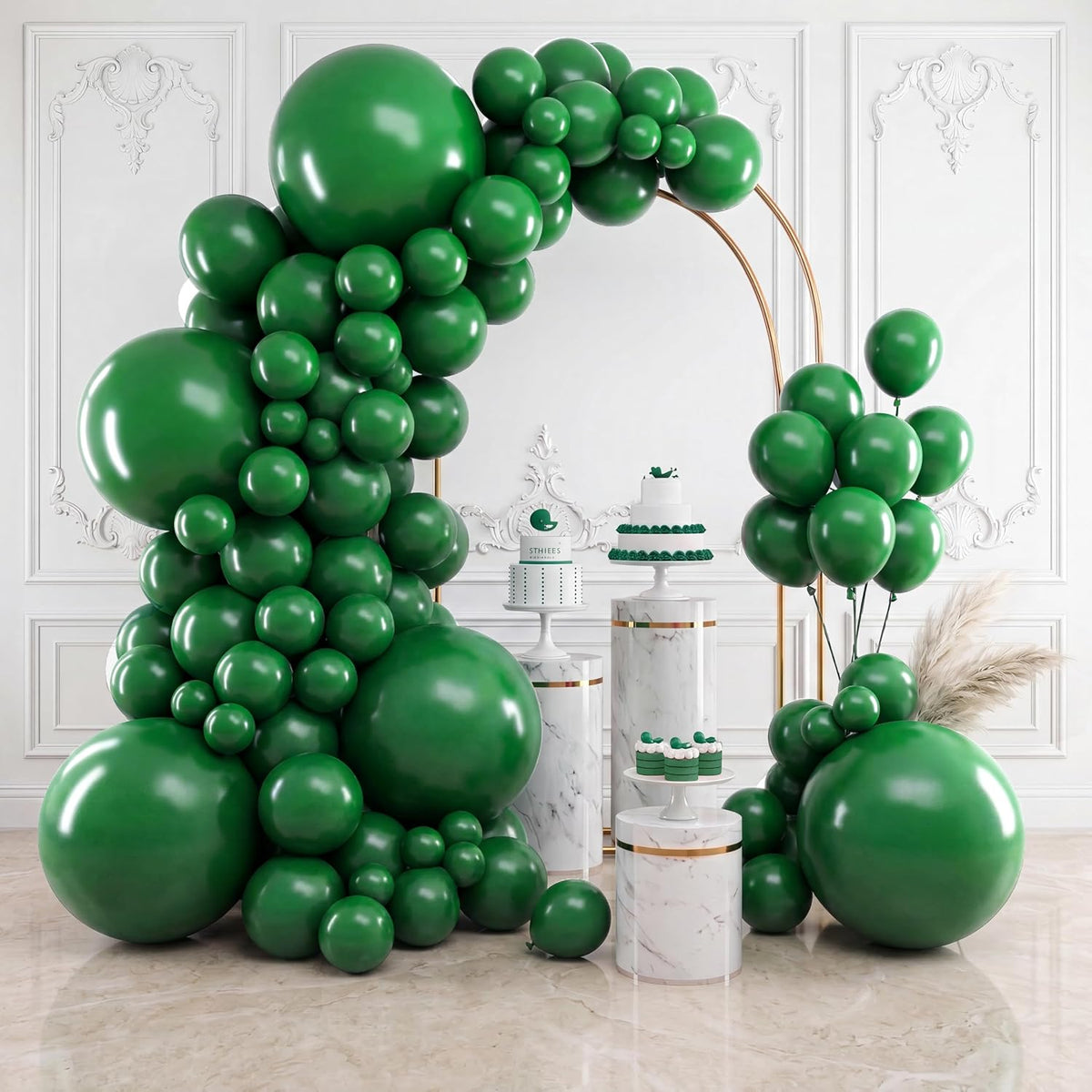 RUBFAC Balloons Black Balloon Arch for Black Birthday Decorations 154pcs