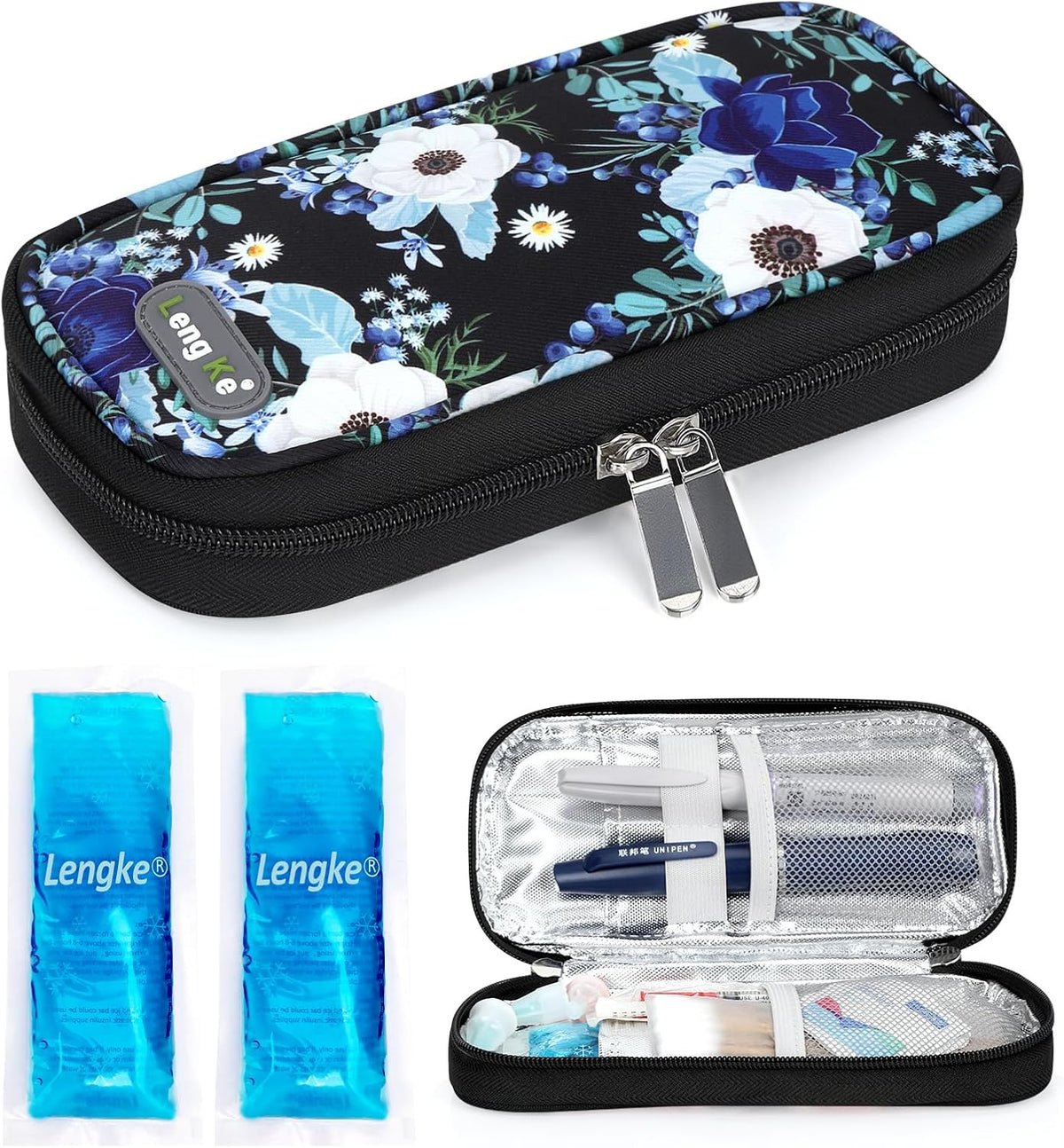 YOUSHARES Insulin Cooler Travel Case, Peptide Travel Case with Temp Display