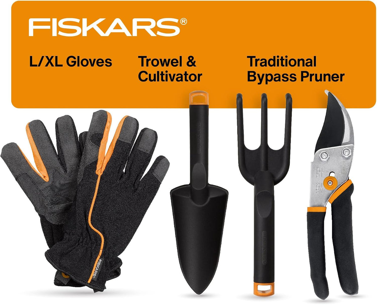 Fiskars Bypass Pruning Shears, 5/8" Cut Capacity Garden Clippers