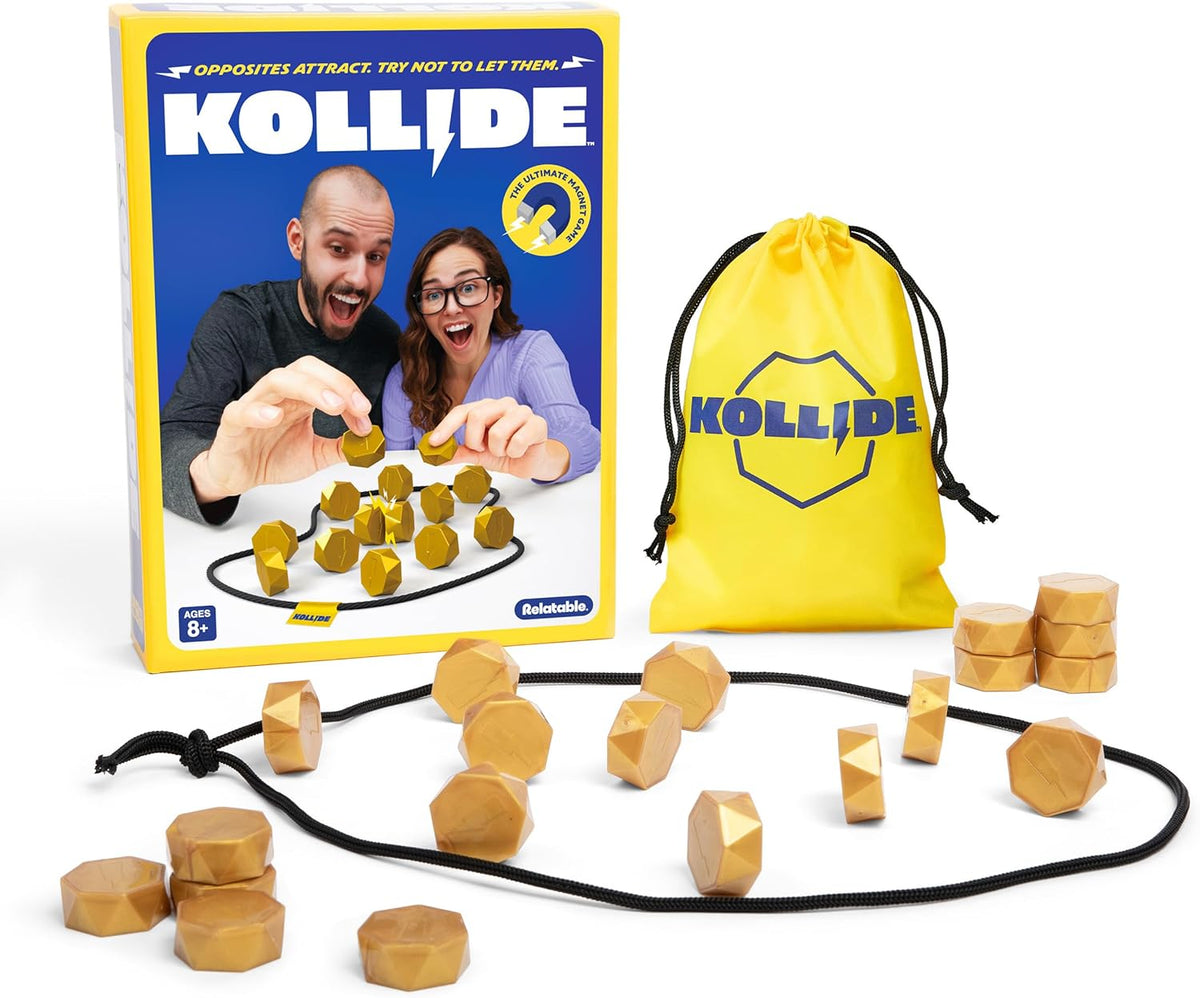 WHAT DO YOU MEME? Kollide, Exciting Magnetic Family Game by Relatable,
