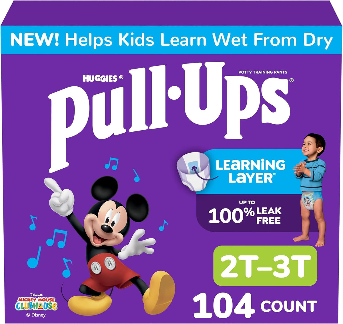Pull-Ups Boys' Potty Training Pants, Size 3T-4T, 112 Count