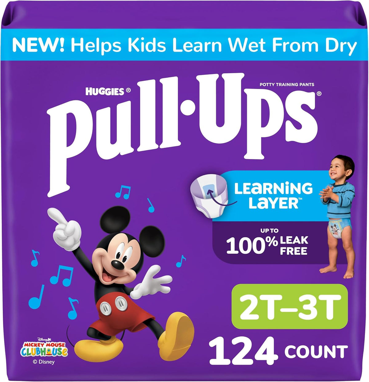 Pull-Ups Boys' Potty Training Pants, Size 3T-4T, 112 Count