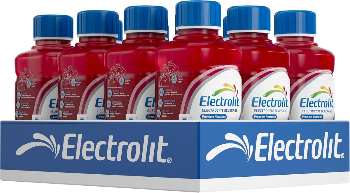 Electrolit, Electrolyte Beverage, Coconut, 21 Fl Oz (12 Pack)