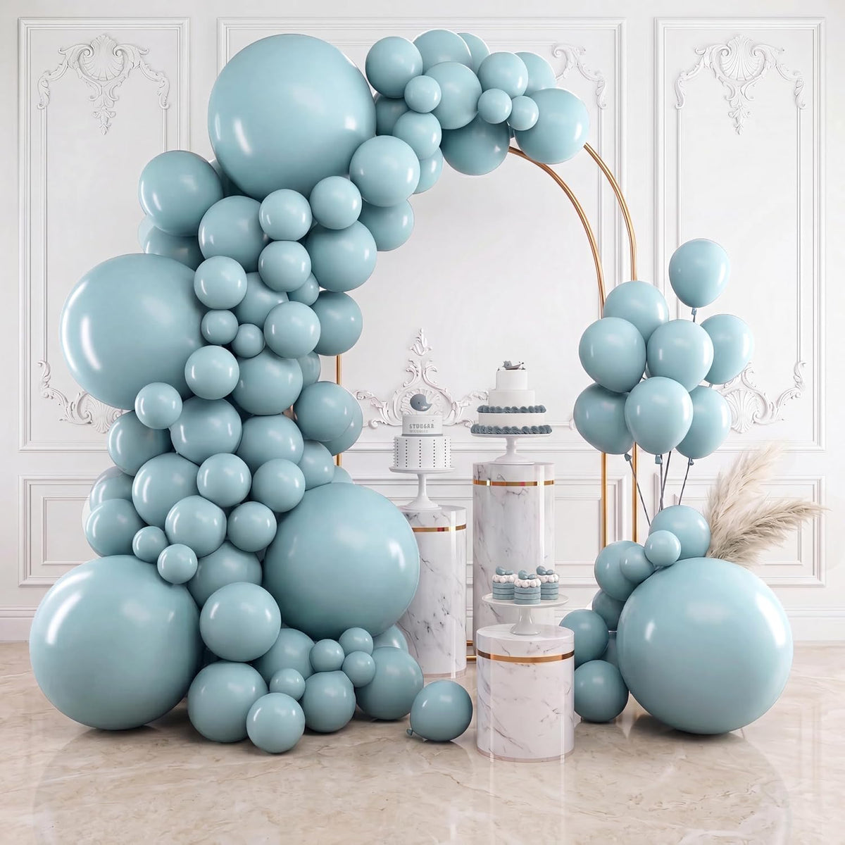 RUBFAC Balloons Black Balloon Arch for Black Birthday Decorations 154pcs