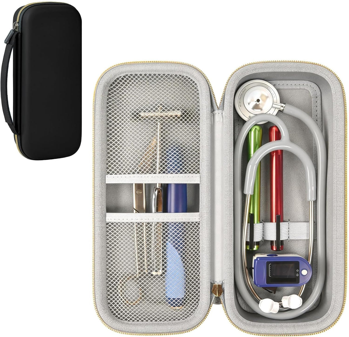 Stethoscope Case for 3M Littmann Classic III/Cardiology IV,Blackflower