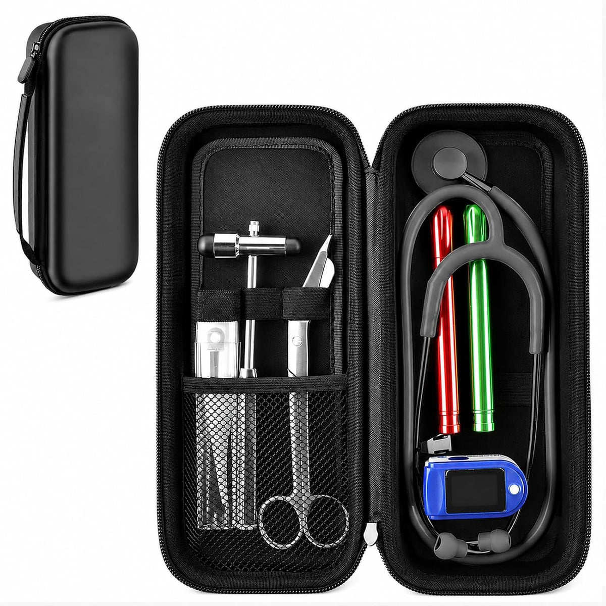 Stethoscope Case for 3M Littmann Classic III/Cardiology IV,Blackflower