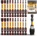 21-Piece 2.5" Allen-Wrench Hex Drill Bit Set, Durable Impact Allen Key Set, Long-Lasting Strong Magnetic Hex Screwdriver Bit Set, SAE & Metric Size, Mechanic Automotive Furniture DIY Home Repairs