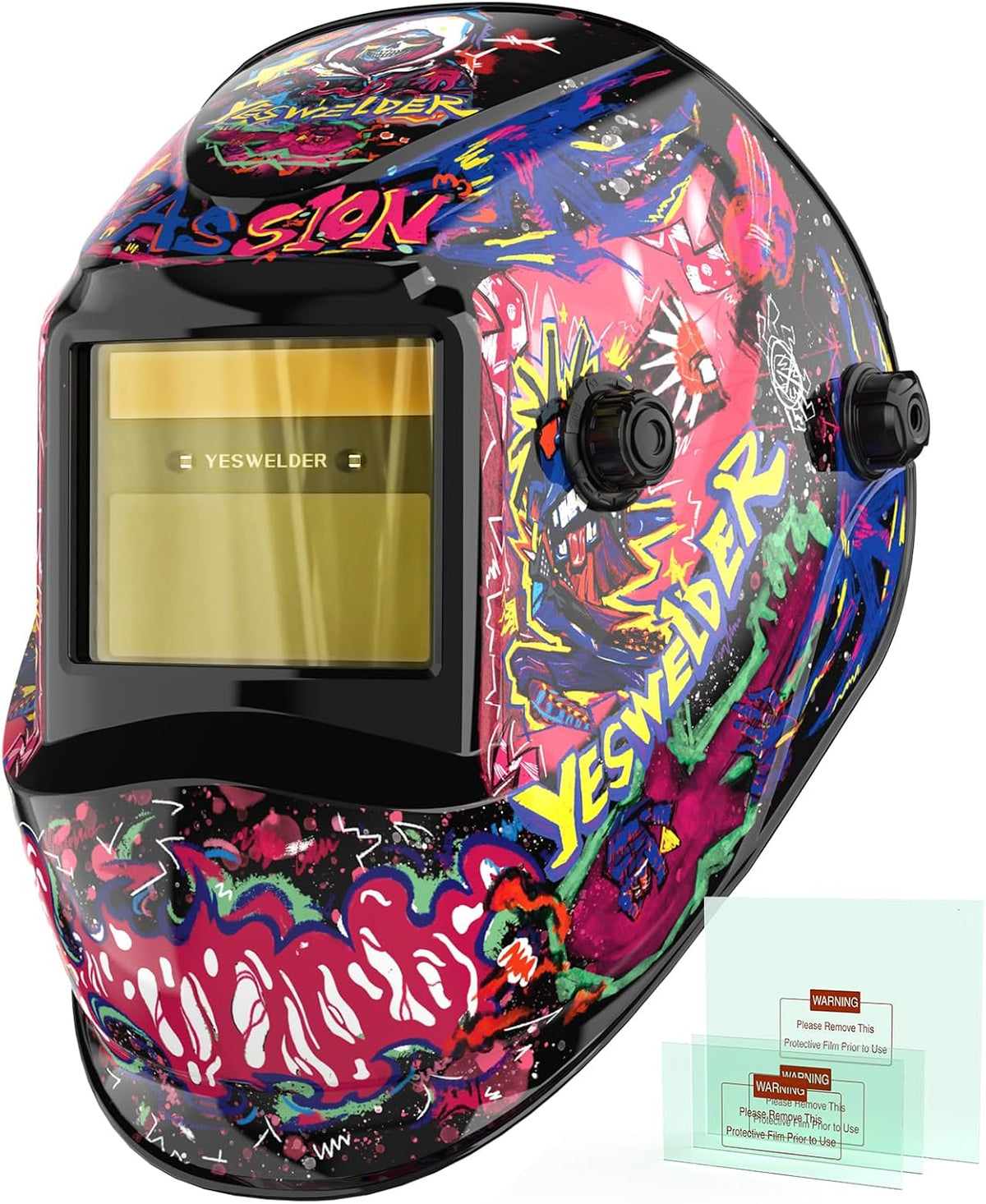 YESWELDER Auto Darkening Welding Helmet 1/1/1/1 True Color, LYG-L600A